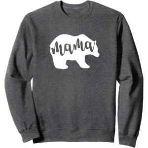image:imageMama Bear Gift for Mom Mama Nana Mimi SweatshirtDark Heather Grey