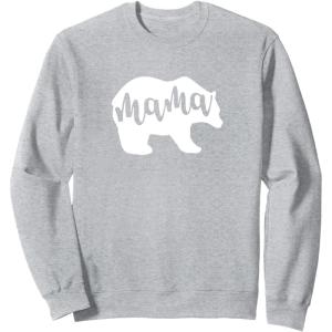 image:imageMama Bear Gift for Mom Mama Nana Mimi SweatshirtHeather Grey