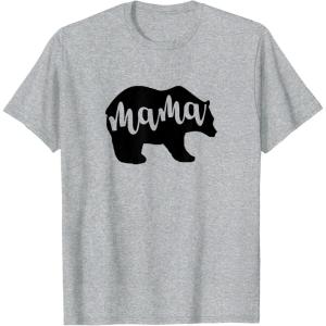 image:imageMama Bear White Gifts for Mom Women Mimi Mama TShirtHeather Grey