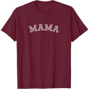 image:imageMama Varsity New Gift TShirtBurgundy