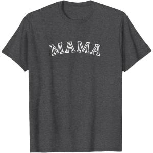 image:imageMama Varsity New Gift TShirtDark Heather Grey