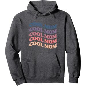 image:imageRetro colorful cool mom gift Pullover HoodieDark Heather Grey