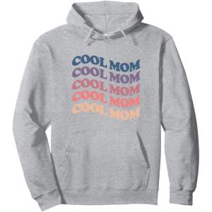 image:imageRetro colorful cool mom gift Pullover HoodieHeather Grey