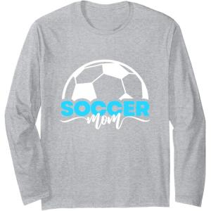 image:imageSoccer Mom  Soccer Mom Gifts Long Sleeve TShirtHeather Grey
