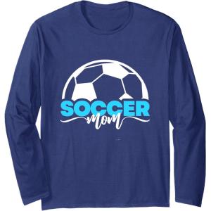 image:imageSoccer Mom  Soccer Mom Gifts Long Sleeve TShirtNavy Blue