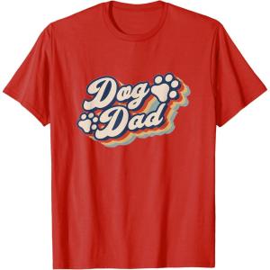 image:imageDog Dad  Dog Dad Gift TShirt for Men WomenRed