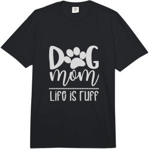 image:imageDog Mom  Great gift for Women Friends Mom Comfort Colors Adult Heavyweight TshirtBlack