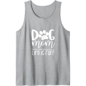 image:imageDog Mom  Great gift for Women Friends Mom Tank TopHeather Grey