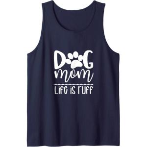 image:imageDog Mom  Great gift for Women Friends Mom Tank TopNavy Blue