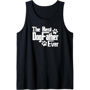 image:imageDogfather Gift for Dog Lovers Pet Owners Dog Dad Tank TopBlack