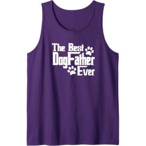 image:imageDogfather Gift for Dog Lovers Pet Owners Dog Dad Tank TopPurple
