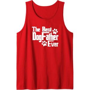 image:imageDogfather Gift for Dog Lovers Pet Owners Dog Dad Tank TopRed