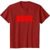image:imageBrooke amp Jess Designs Funny Bruh Gifts for Teens Tweens amp Teenagers TShirtCranberry Red