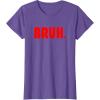 image:imageBrooke amp Jess Designs Funny Bruh Gifts for Teens Tweens amp Teenagers TShirtPurple Heather