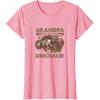 image:imageGrandpa Dinosaur  Grandpa Gift TShirtPink