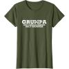 image:imageGrumpa  Grandpa Gift TShirtOlive Green