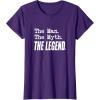 image:imageThe Man The Myth The Legend  Great gift for Grandpa Dad TShirtPurple