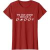 image:imageThe One Where I Become A Daddy  New Dad Dad To Be Gift TShirtCranberry Red