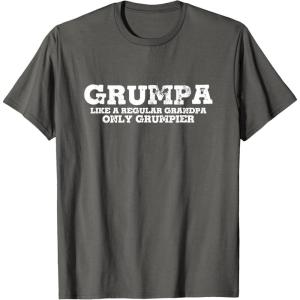 image:imageGrumpa  Grandpa Gift TShirtAsphalt Grey