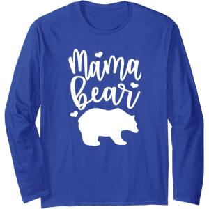image:imageMama Bear  Great gift for Women Friends Mom Long Sleeve TShirtRoyal Blue