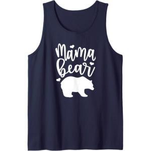 image:imageMama Bear  Great gift for Women Friends Mom Tank TopNavy Blue