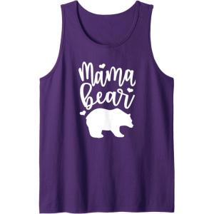 image:imageMama Bear  Great gift for Women Friends Mom Tank TopPurple