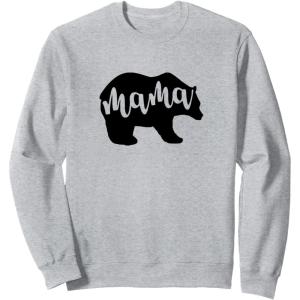 image:imageMama Bear White Gifts for Mom Women Mimi Mama SweatshirtHeather Grey