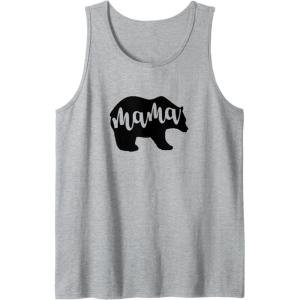 image:imageMama Bear White Gifts for Mom Women Mimi Mama Tank TopHeather Grey