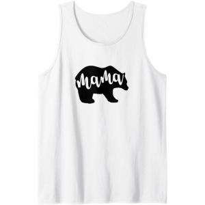 image:imageMama Bear White Gifts for Mom Women Mimi Mama Tank TopWhite