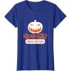 image:imageSpooky State Of Mind  Funny Spooky Halloween Gifts TShirtRoyal Blue