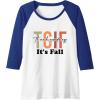 image:imageThank Goodness Its Fall  Fall Season Gifts Raglan Baseball TeeRoyal BlueWhite
