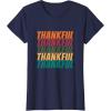 image:imageThankful  Fall Season Gifts TShirtNavy Blue