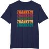 image:imageThankful  Fall Season Gifts TShirtNavy Blue