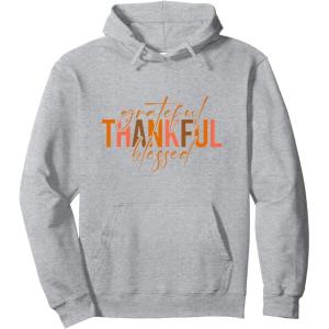 image:imageGrateful Thankful Blessed  Fall Season Gifts Pullover HoodieHeather Grey