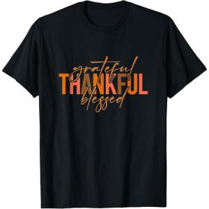 image:imageGrateful Thankful Blessed  Fall Season Gifts TShirtBlack