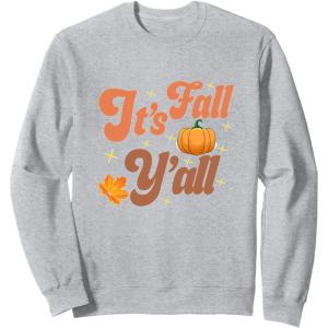 image:imageIts Fall Yall  Fall Season Gifts SweatshirtHeather Grey