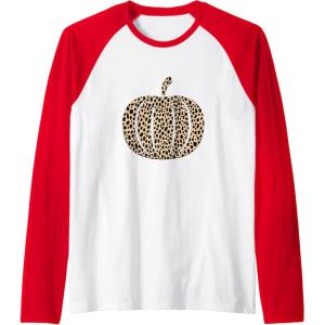 image:imagePumpkin  Fall Season Gifts Raglan Baseball TeeRedWhite