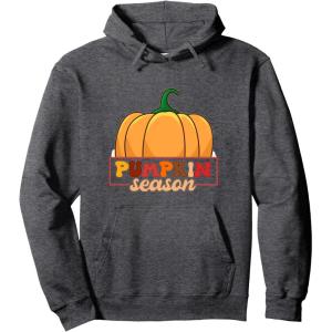 image:imagePumpkin Season  Fall Season Gifts Pullover HoodieDark Heather Grey