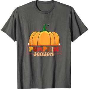 image:imagePumpkin Season  Fall Season Gifts TShirtAsphalt Grey