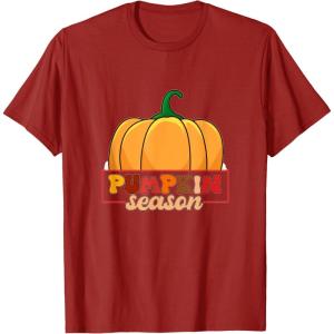 image:imagePumpkin Season  Fall Season Gifts TShirtCranberry Red