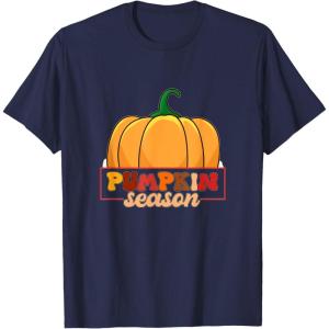 image:imagePumpkin Season  Fall Season Gifts TShirtNavy Blue