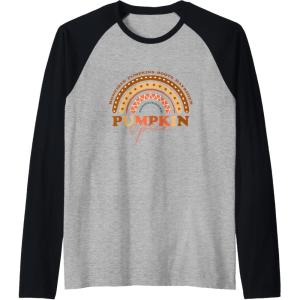 image:imagePumpkin Spice  Fall Season Gifts Raglan Baseball TeeBlackAthletic Heather