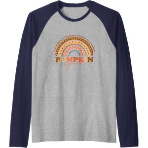 image:imagePumpkin Spice  Fall Season Gifts Raglan Baseball TeeNavy BlueAthletic Heather