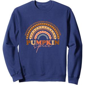 image:imagePumpkin Spice  Fall Season Gifts SweatshirtNavy Blue