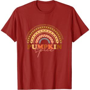 image:imagePumpkin Spice  Fall Season Gifts TShirtCranberry Red
