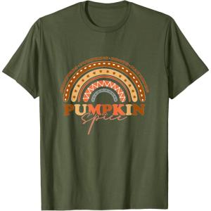 image:imagePumpkin Spice  Fall Season Gifts TShirtOlive Green