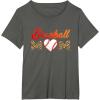 image:imageBaseball Mom  Baseball Mom Gifts TShirtAsphalt Grey