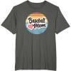 image:imageBaseball Mom Retro  Gift for Mother TShirtAsphalt Grey