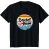 image:imageBaseball Mom Retro  Gift for Mother TShirtBlack