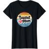 image:imageBaseball Mom Retro  Gift for Mother TShirtBlack